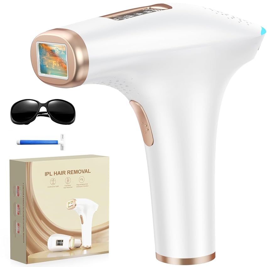 Haarlosy Epilatore Luce Pulsata con 3 IN 1 HR/SC/RA Finestra di 5cm² IFE03