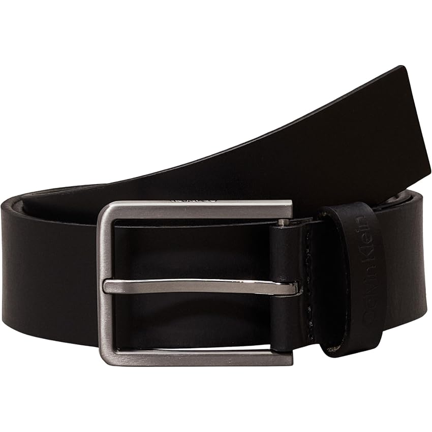 Calvin Klein Uomo Cintura 3.5 cm Essential Belt Cintura in Pelle