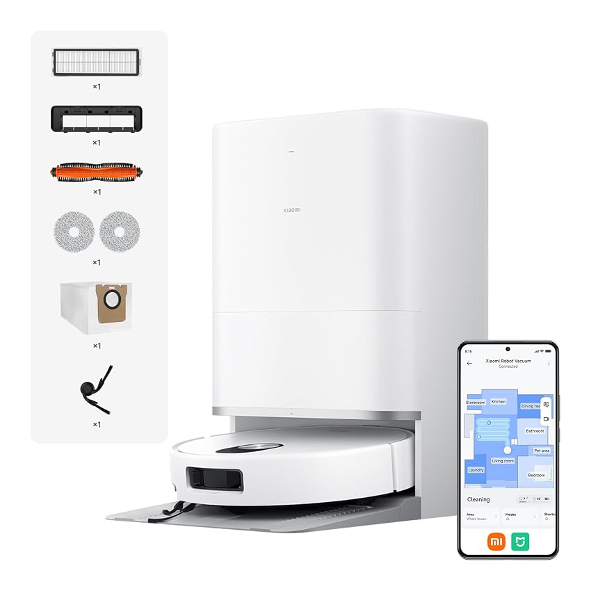 XIAOMI 5 Robot aspirapolvere con lavaggio