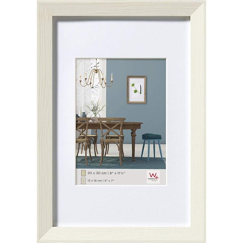 walther design bianca 50 x 60 cm con passe-partout