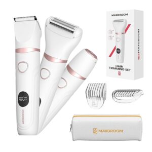 MAXGROOM Rasoio Elettrico Donna per Parti Intime 3 in 1