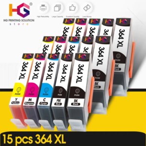 Cartucce d'inchiostro per stampante HP 364 XL 364xl Deskjet 3522 3070a 3520 Photosmart