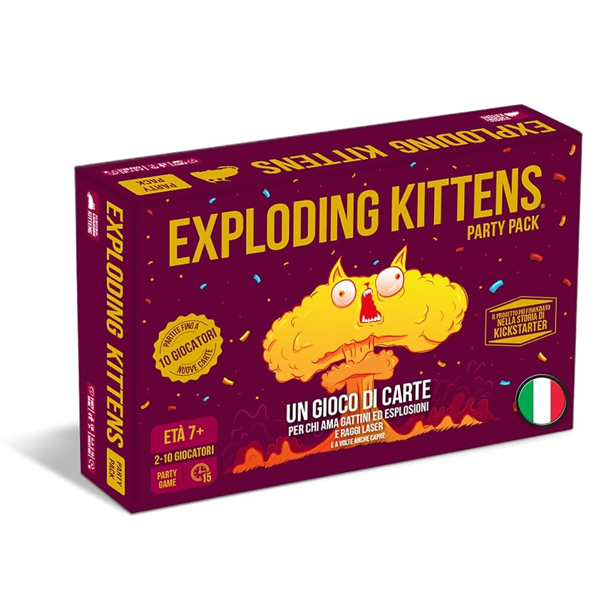 Asmodee – EXPLODING KITTENS: PARTY PACK (Nuova Edizione)