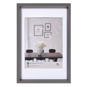 walther design cornice portafoto design acciaio 50 x 70 cm con passe