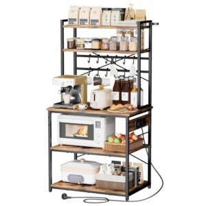 VEVOR Scaffale da Cucina Portaoggetti Microonde Utensili da Cucina 80x40x161