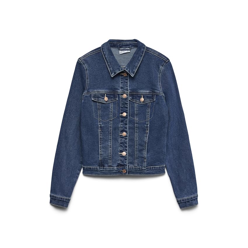 VERO MODA VMLUNA LS Slim DNM Jacket Mix GA Noos Giacca