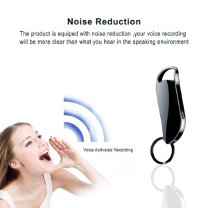 Vandlion Smart Audio Registratore vocale 32GB 64GB 128G HD Dittafono con riduzione