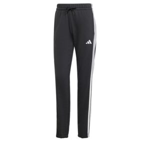 adidas Women's Essentials 3-Stripes French Terry Cuffed Black/White XXS XXS