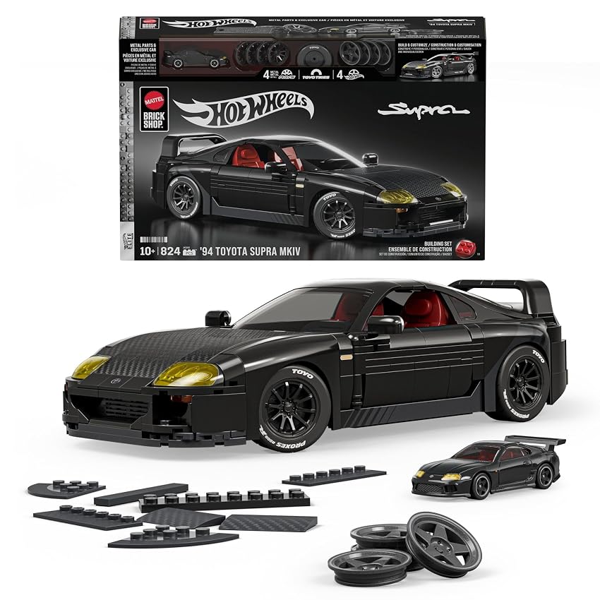 ​​Mattel Brick Shop Hot Wheels - Toyota Supra MKIV '94 Serie Elite
