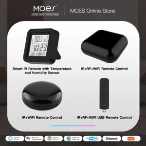 MOES Nuovo WiFi RF IR Telecomando universale Apparecchi RF Elettrodomestici App Tuya