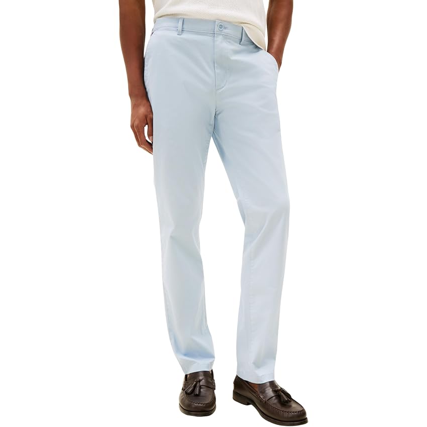 Tommy Hilfiger Uomo Pantaloni Chino Core Denton Essential Twill Straight Fit