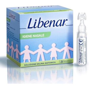 Libenar Soluzione Isotonica│Adatto a Neonati e Bambini│25 Flaconcini da 5ml