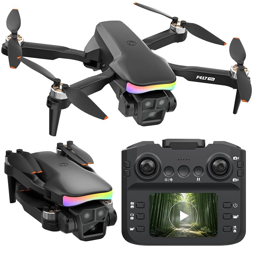 F417PRO Mini Drone con Telecamera HD Regolabile