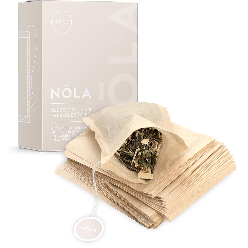 NOLA Bustine monouso per tè sfuso (100 pezzi)