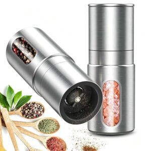 KitchenBoss Macina Sale e Pepe 150 ml Inossidabile 2Set