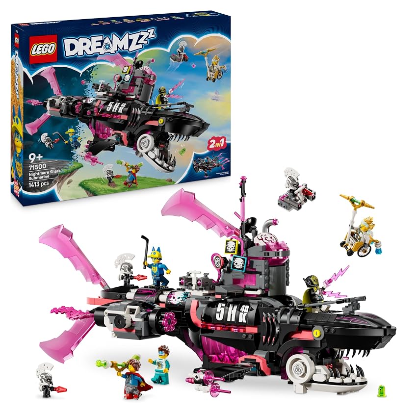LEGO DREAMZzz 2 in 1 Sottomarino-squalo Nightmare 71500