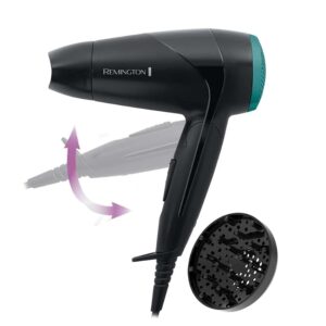 Remington Asciugacapelli 2000W - Pieghevole e Potente - Asciugacapelli da Viaggio