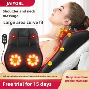 Cuscino cervicale elettrico per collo Airbag Ttraction Shiatsu Testa Corpo Schiena
