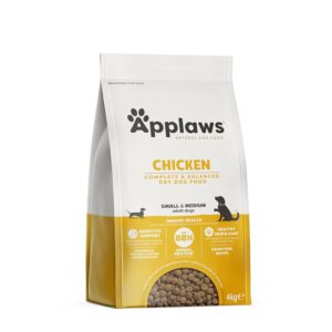 Applaws Crocchette per Cani Adulti Taglia Piccola e Media 4kg &ndash; Pollo (1 confezione)