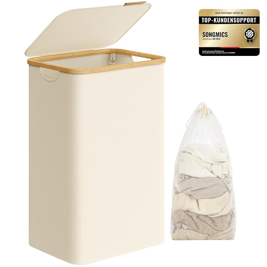 SONGMICS Cesto Portabiancheria con Coperchio