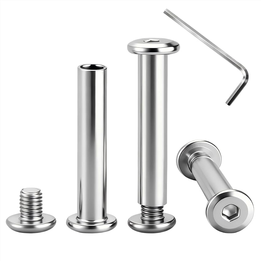 VINATO 20 Pezzi Viti M4 e Dadi a Brugola M4x30 mm