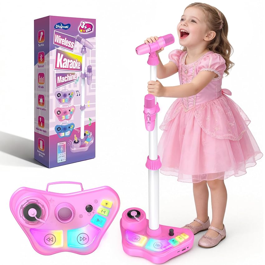Dislocati Microfono con Supporto Regolabile per Bambini