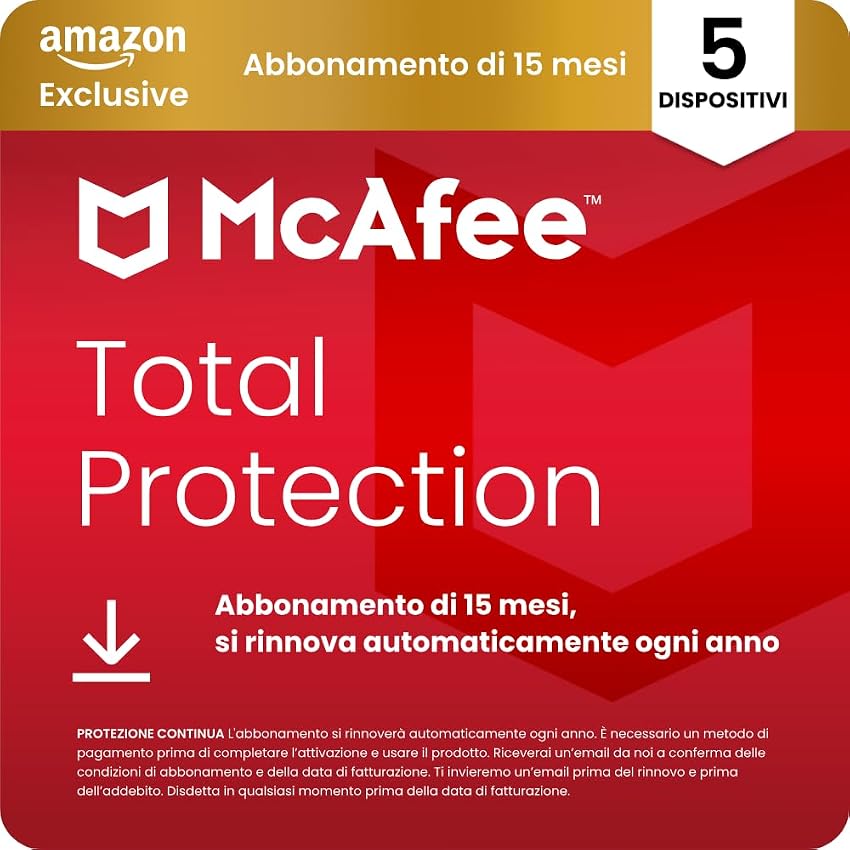 McAfee Total Protection - 5 Dispositiv 2026