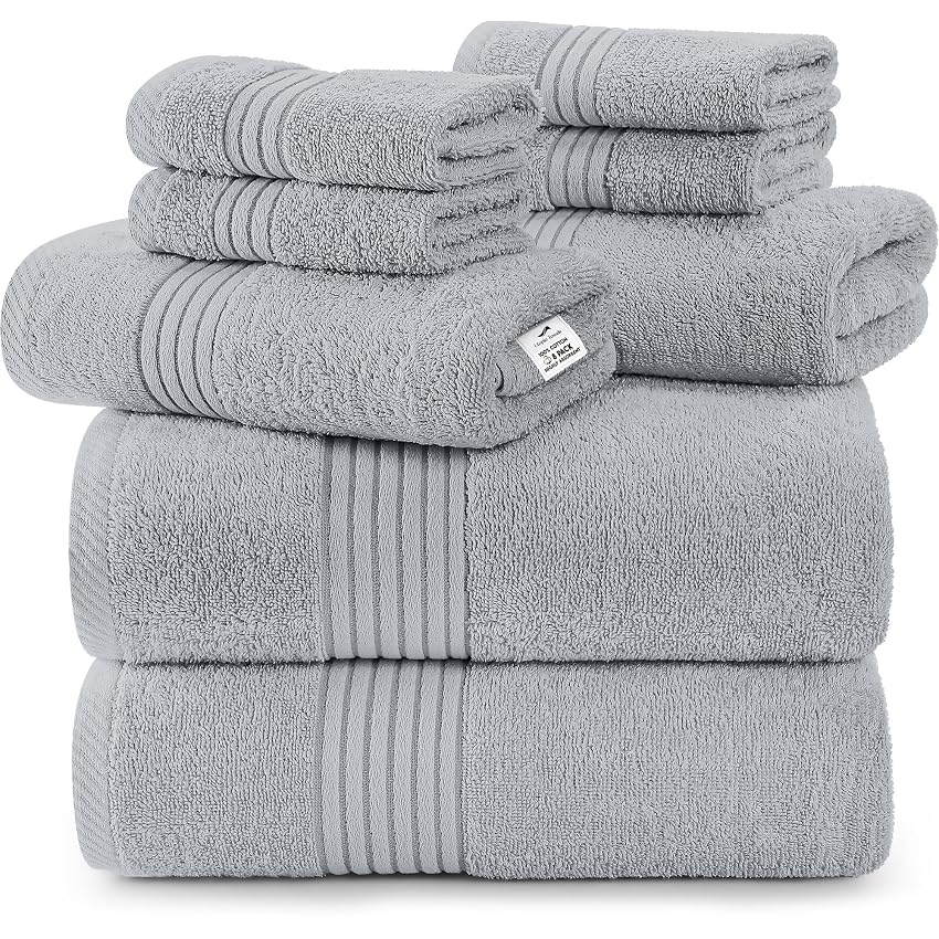 Utopia Towels Set di 8 asciugamani di alta qualità