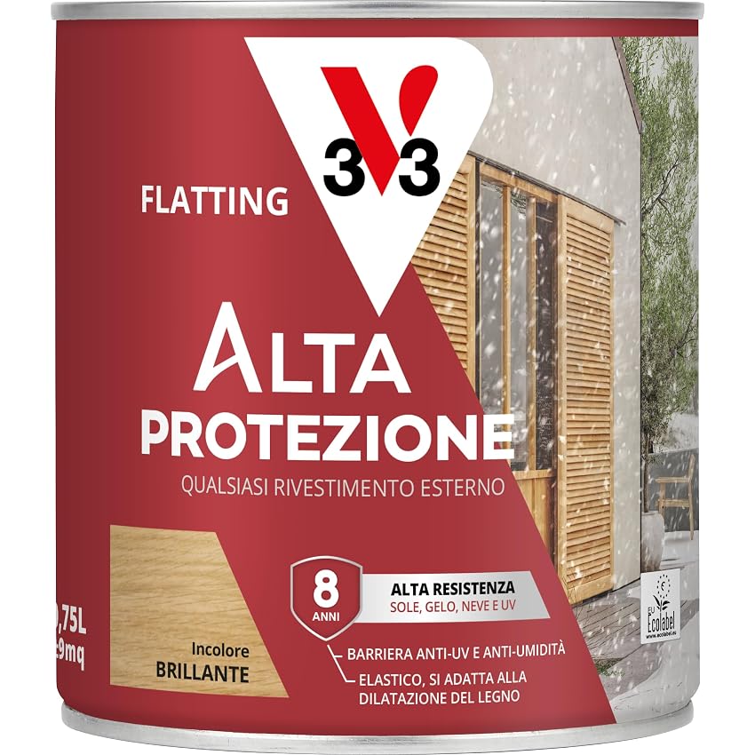 V33 Flatting Alta Protezione Incolore 0