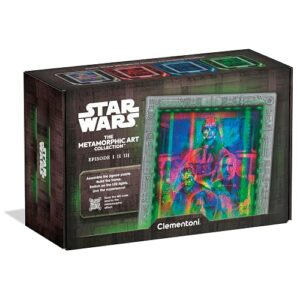 Clementoni - Star Wars Metamorphic Art Collection - Episode I II III Trilogia Prequel