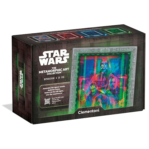 Clementoni - Star Wars Metamorphic Art Collection - Episode I II III Trilogia Prequel