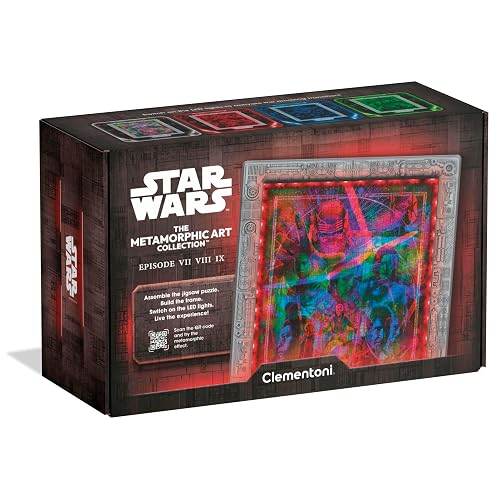 Clementoni - Star Wars Metamorphic Art Collection - Episode VII VIII IX Nuova Trilogia