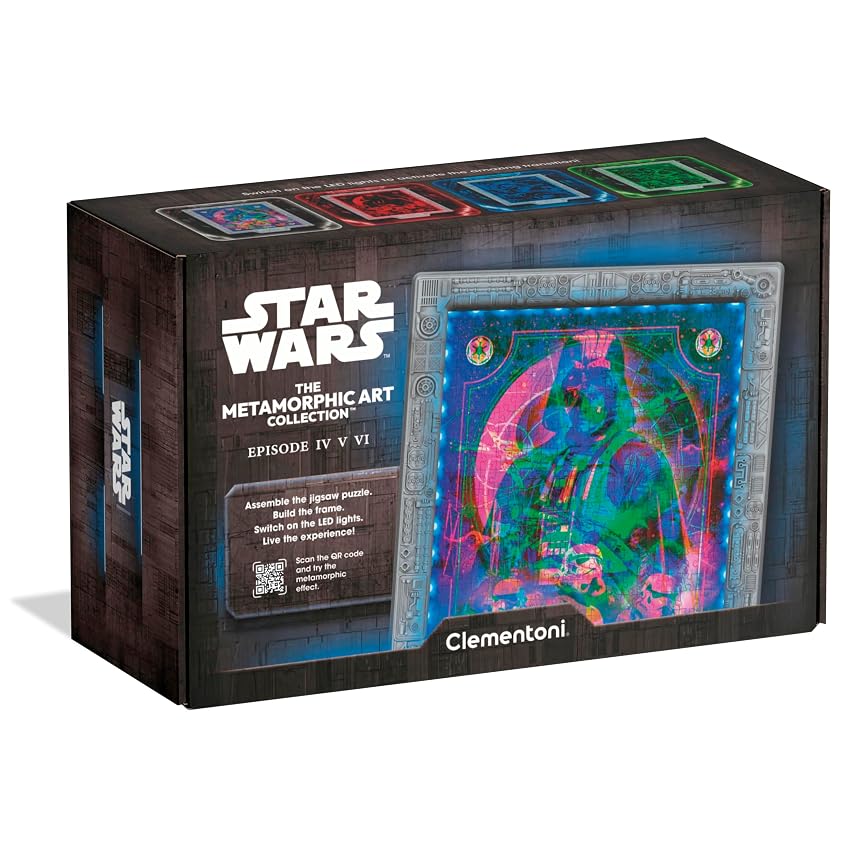 Clementoni - Star Wars Metamorphic Art Collection - Episode IV V VI Trilogia Originale