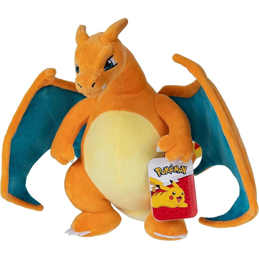 Pokémon Peluche Giganti Charizard 30 cm - Pupazzi Nuova 2024 – Peluche Autentici Ufficiali Giochi