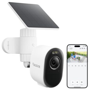 Reolink 2K 5MP Telecamera Wi-Fi da Esterno Senza Fili Batteria Argus 3 Pro