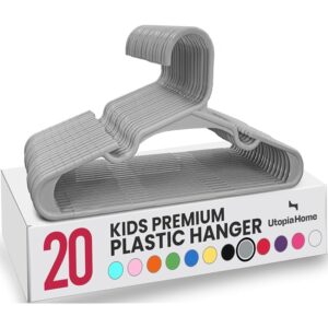 Utopia Home Confezione da 20 grucce per bambini