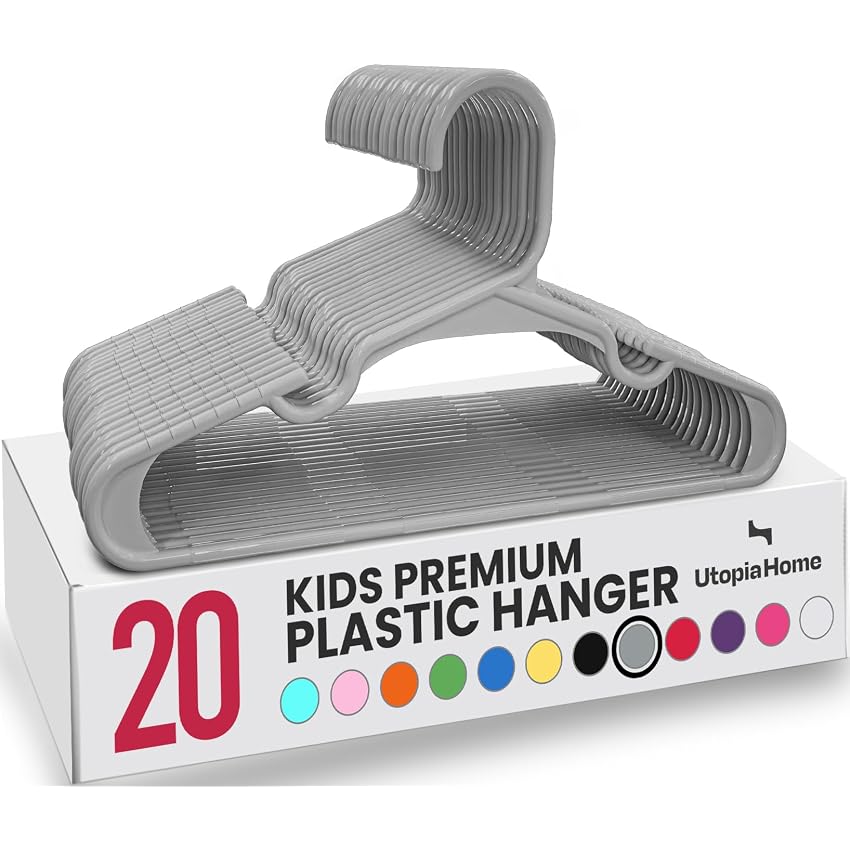 Utopia Home Confezione da 20 grucce per bambini