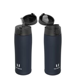 Sparrow Borraccia Termica bambini 500ml - Bottiglia Termica - 2 Coperchi