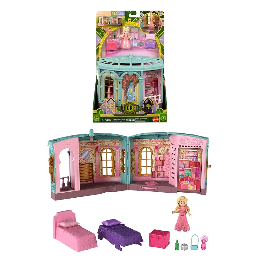 Mattel Universal Pictures Wicked Playset dormitorio e bambola piccola