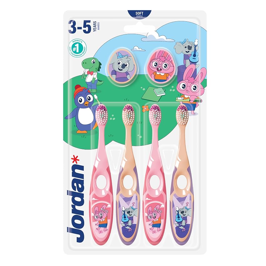 Jordan* ® | Step 2 Spazzolino da denti Bambini | Spazzolino per bambini di età 3