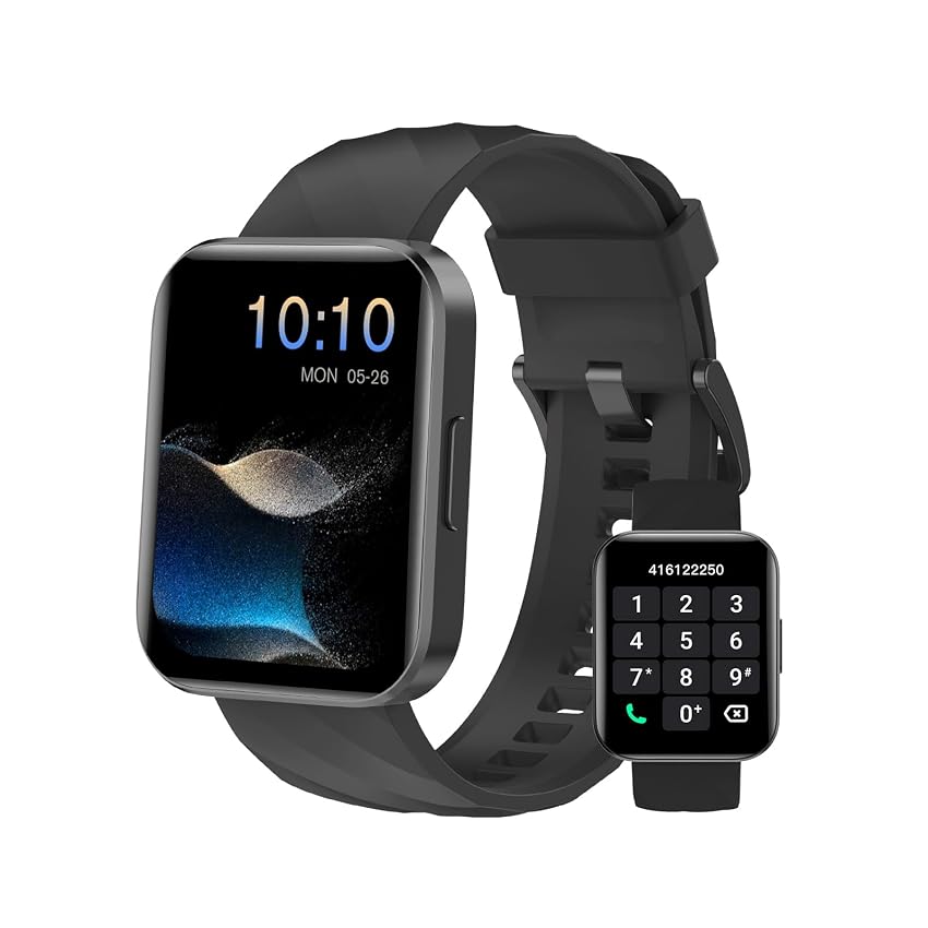 Dakofied Smartwatch Uomo Donna Chiamate Bluetooth Smart Watch con Contapassi Cardiofrequenzimetro