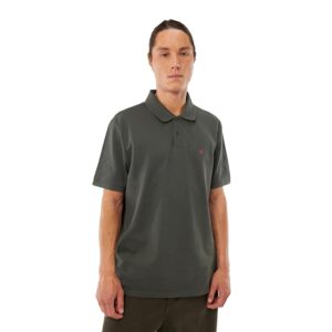 Calvin Klein Uomo Maglietta Polo Maniche Corte Monogram Pique in Cotone