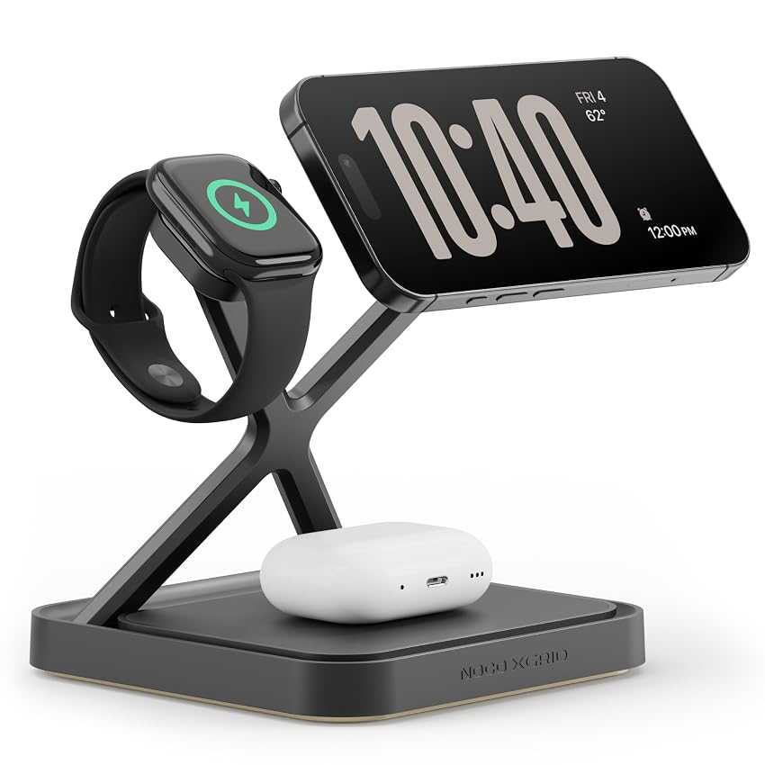NOCO XGrid XDS3 Caricatore Wireless 3 in 1 per iPhone