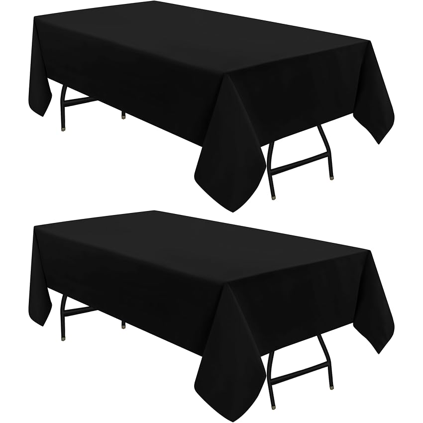 Utopia Kitchen Rectangle Table Cloth 2 Pack [60x126 Inches