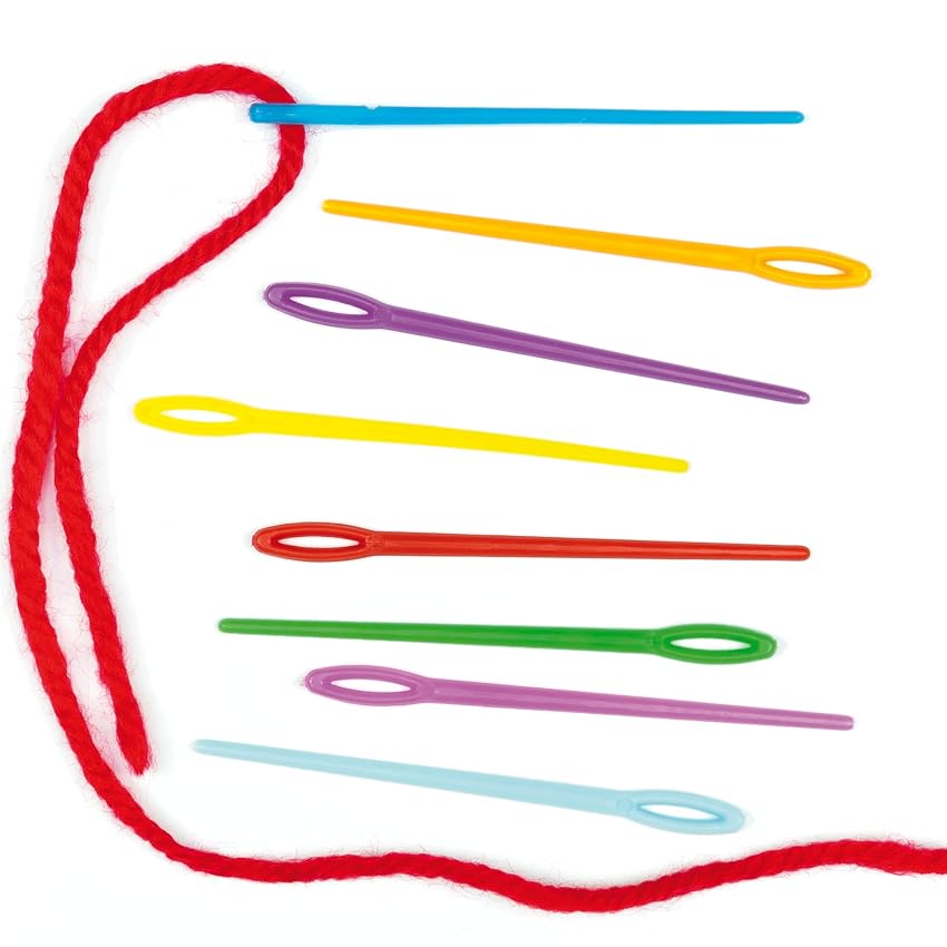 Baker Ross Aghi Colorati di Plastica (Confezione da 50)