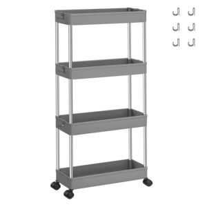 SONGMICS Carrello Portaoggetti a 4 Livelli