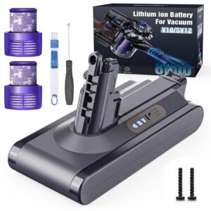 Morpilot Batteria per Dyson V10 SV12 8000mAh Dyson V10 SV12 Batteria per Cyclone