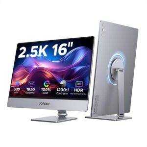 UGREEN Monitor Portatile 2.5K da 16 Pollici QHD Display IPS