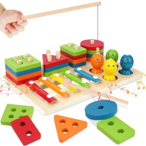 KEARLGMBH 3 in 1 Giochi Montessori 3 Anno