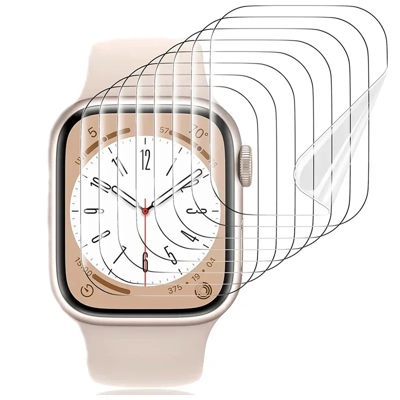 Pellicola proteggi schermo morbida idrogel per Apple Watch 11 10 9 8 7 6 SE 3 5 4